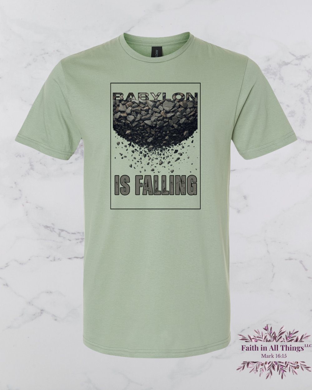 Babylon Is Falling | Bold Christian Prophetic Tee