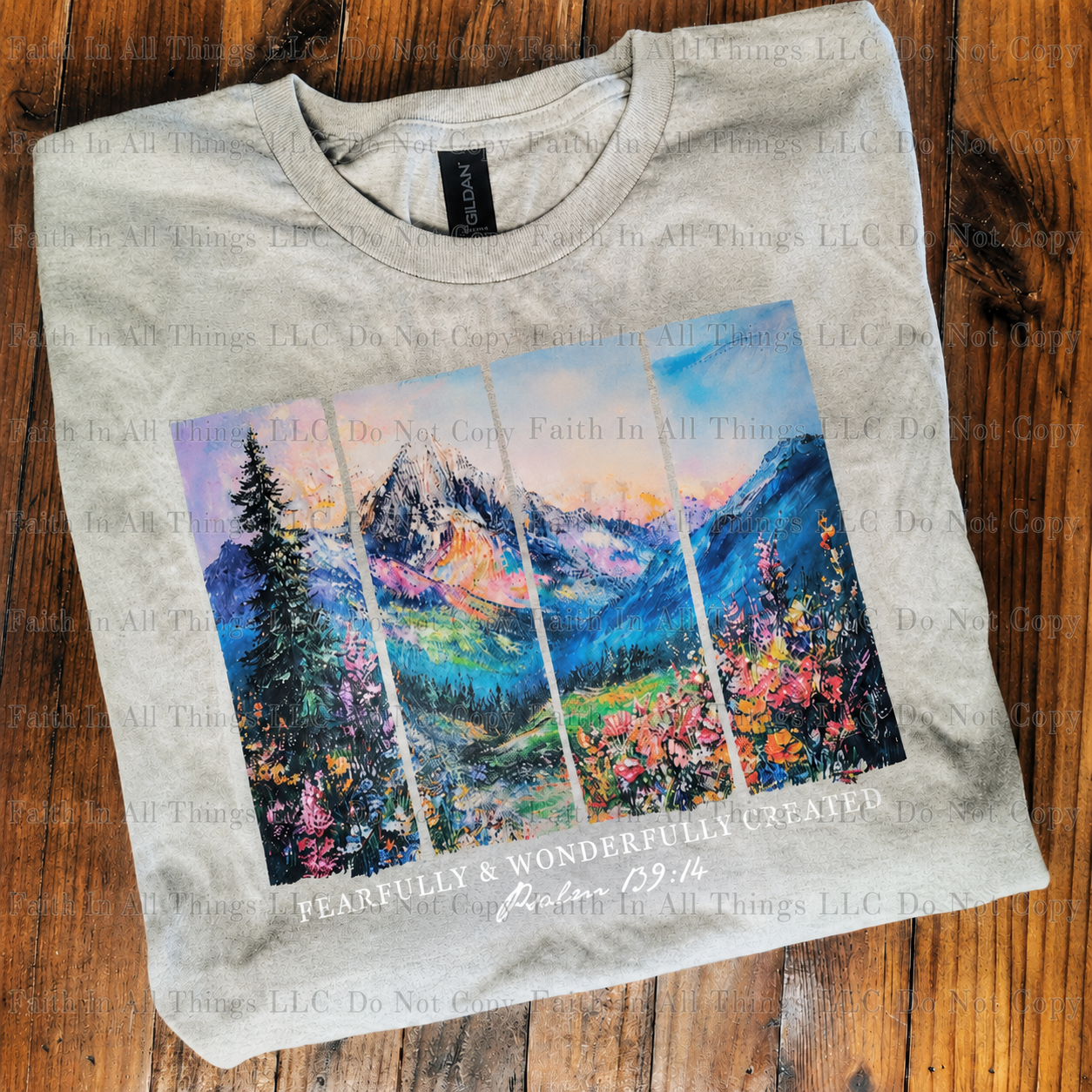 Fearfully and Wonderfully Created| Softstyle Tee | Faith In All Things