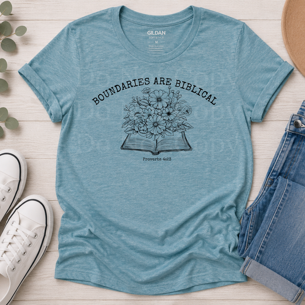 Boundaries are Biblical| Softstyle Tee | Faith In All Things