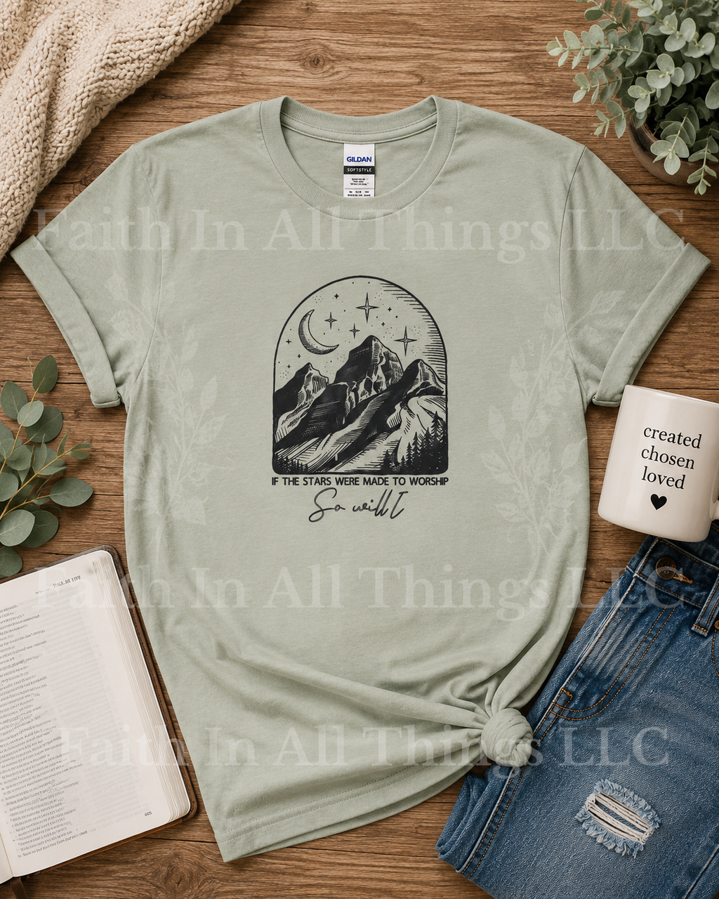 So Will I | Softstyle Tee | Faith In All Things