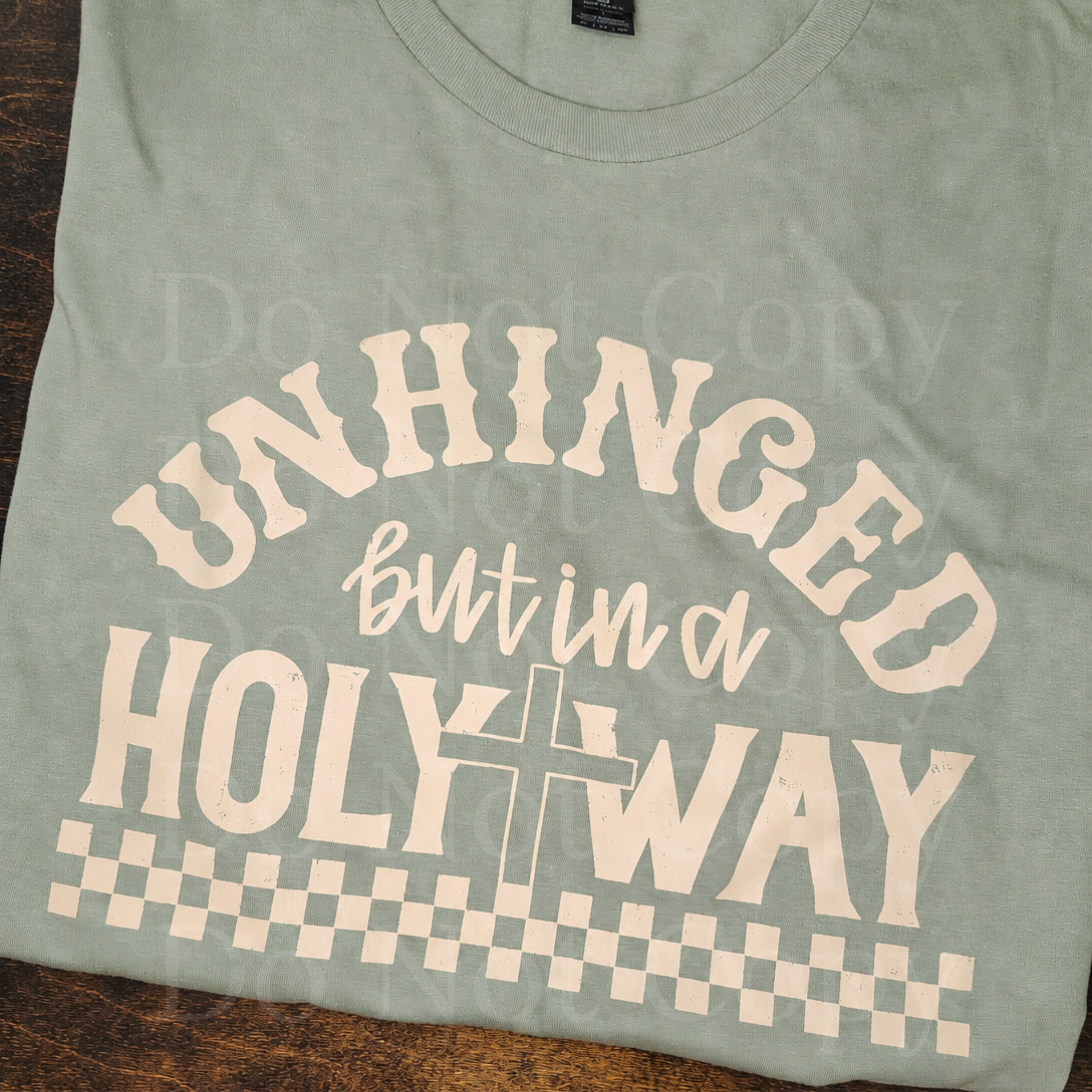 Unhinged and Holy| Softstyle Tee | Faith In All Things