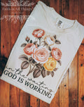 In the Waiting God is Working | Christian Faith Tee