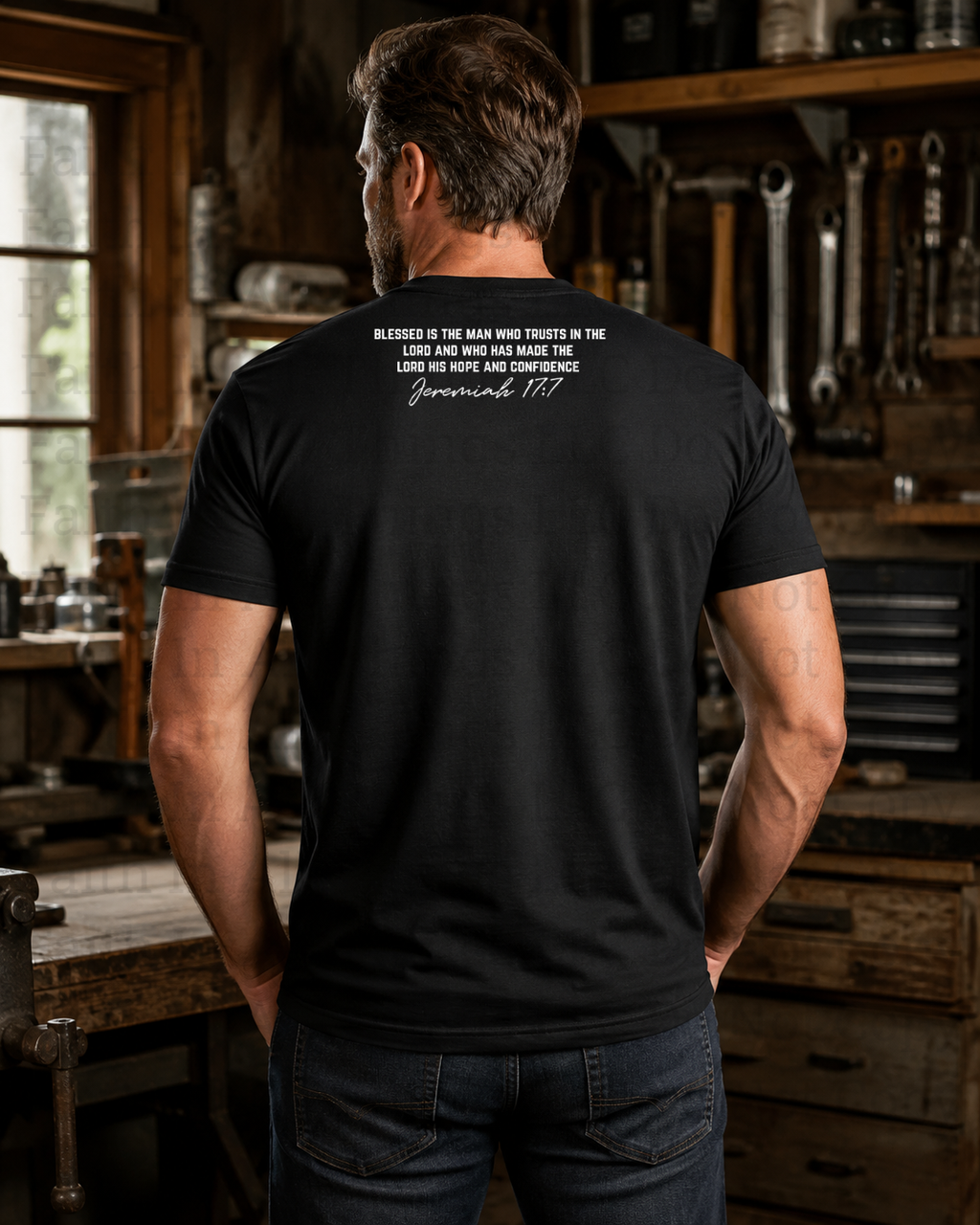 Man of God Father | Christian Men’s Shirt| Faith In All Things