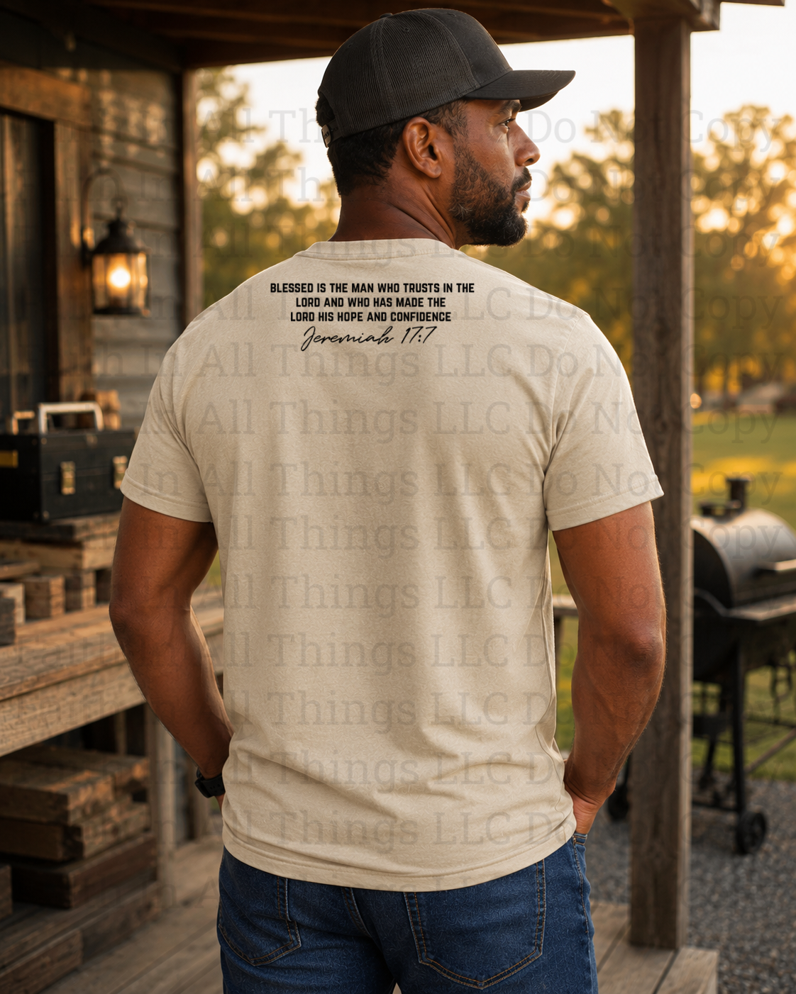 Man of God Father | Christian Men’s Shirt| Faith In All Things